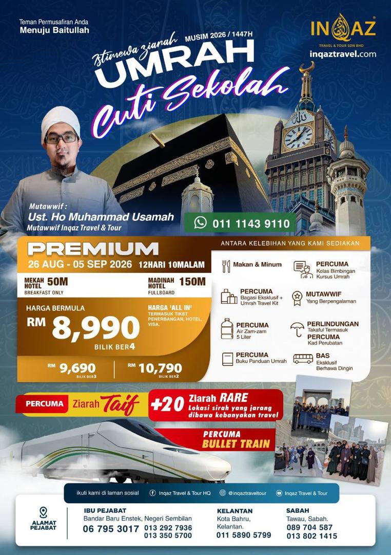 UMRAH CUTI SEKOLAH
